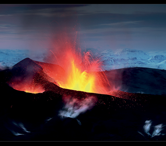 Erupting Volcano